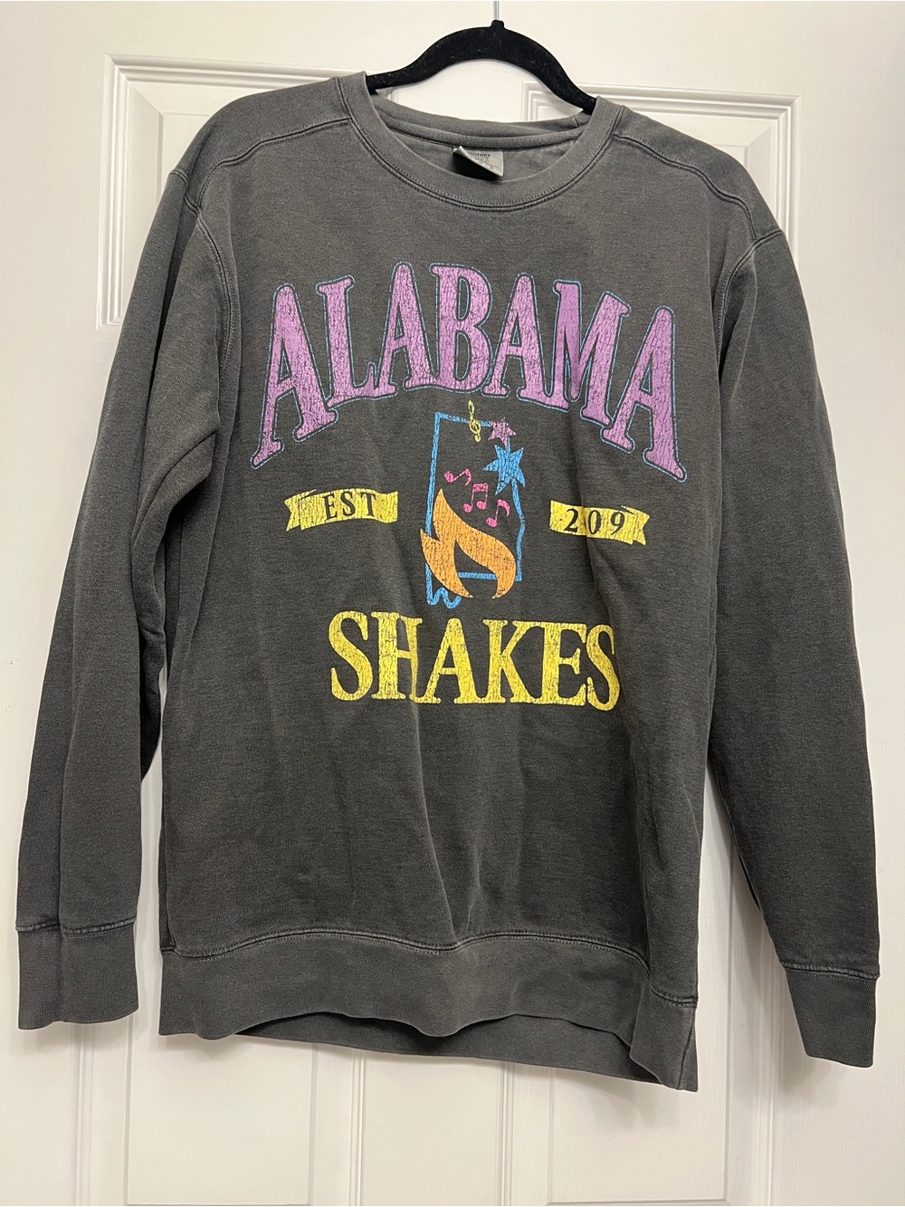 Alabama Shakes Crewneck Sweatshirt - Comfort Colors Unisex Medium